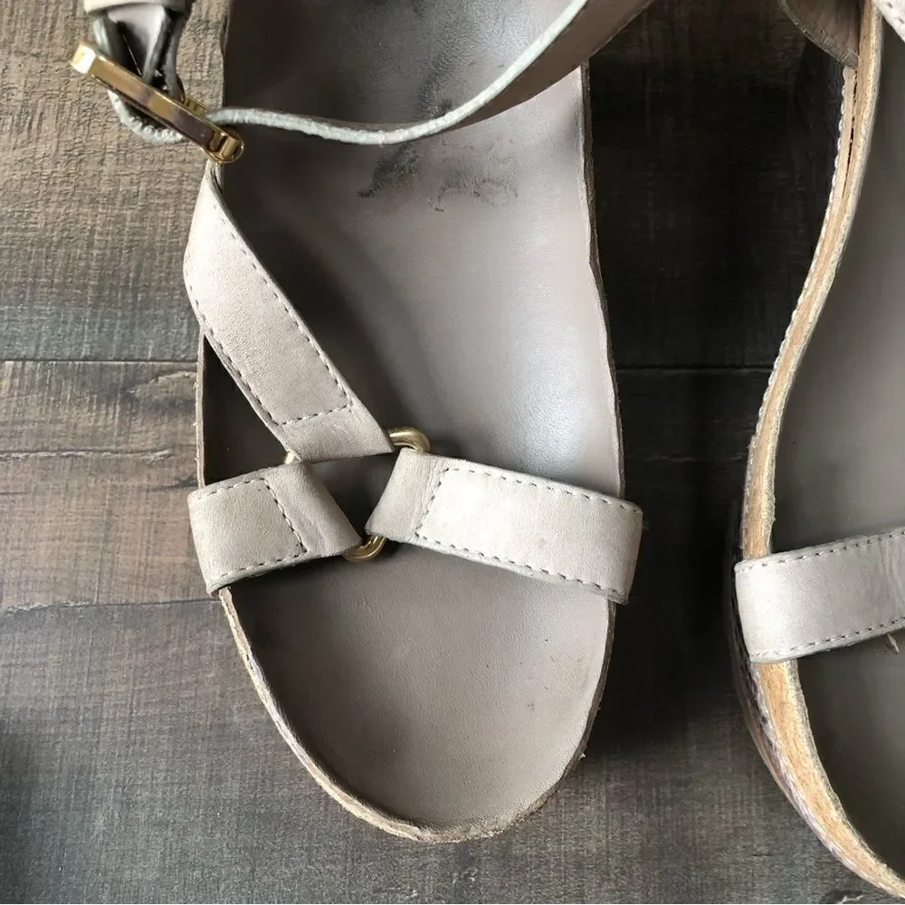 Tory Burch Brenden Crocodile Wedge